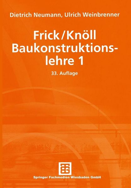Produktbild: Frick/Kn&ouml;ll Baukonstruktionslehre 1