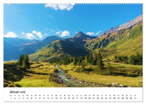 Produktbild: Die Gasteiner Berge Im Sp&auml;tsommer (Wandkalender 2026 DIN A2 quer), CALVENDO Monatskalender