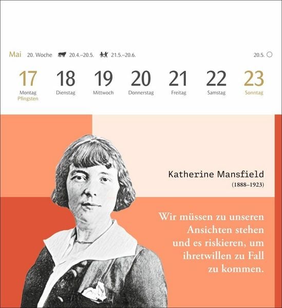 Produktbild: Zeitlose Wahrheiten Postkartenkalender 2027 - Kalender mit 53 Karten, ausgew&auml;hlt und kommentiert von Klaus Michael Groll