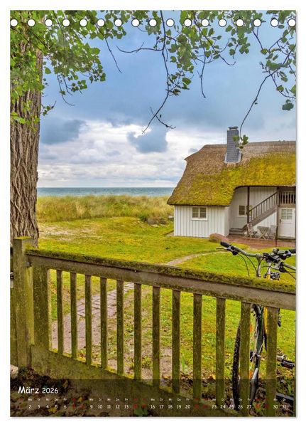 Produktbild: Wunderbare Ostseelandschaft Fischland-Dar&szlig;-Zingst (Tischkalender 2026 DIN A5 hoch), CALVENDO Monatskalender