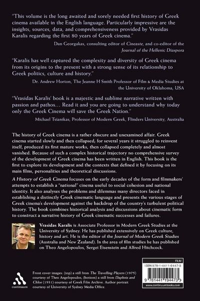 Produktbild: A History of Greek Cinema
