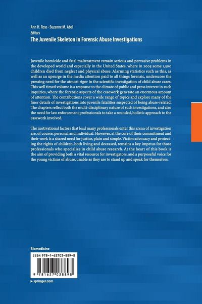 Produktbild: The Juvenile Skeleton in Forensic Abuse Investigations
