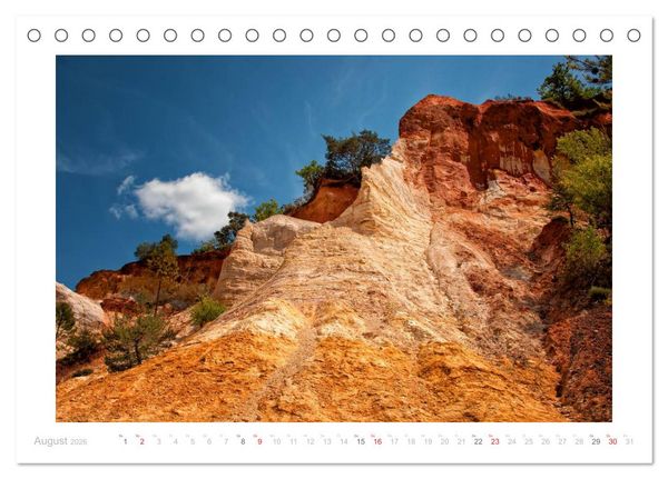 Produktbild: Streifzug durch die Provence (Tischkalender 2026 DIN A5 quer), CALVENDO Monatskalender