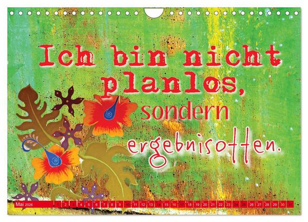 Produktbild: Die Pflicht ruft! Sag ihr, ich ruf zur&uuml;ck. (Wandkalender 2026 DIN A4 quer), CALVENDO Monatskalender