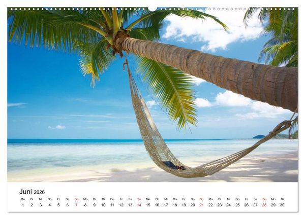 Produktbild: Traumstr&auml;nde in der Karibik (hochwertiger Premium Wandkalender 2026 DIN A2 quer), Kunstdruck in Hochglanz