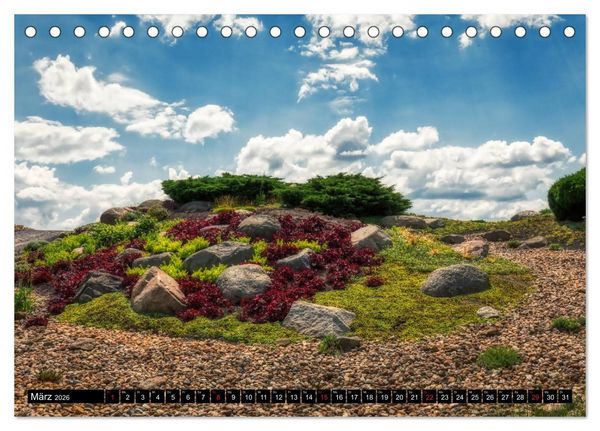 Produktbild: Der Findlingspark in der Lausitz (Tischkalender 2026 DIN A5 quer), CALVENDO Monatskalender