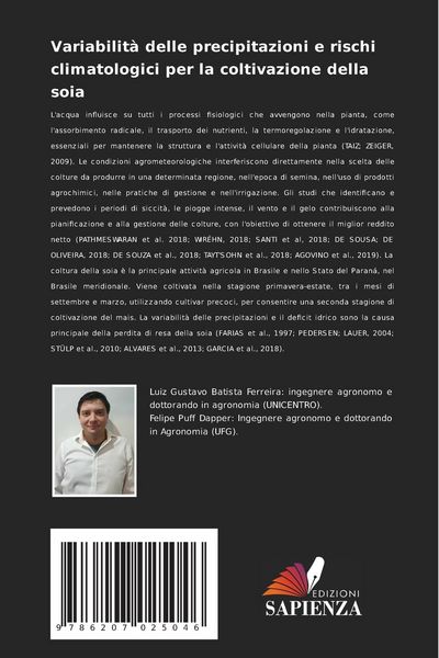 Produktbild: Variabilit&agrave; delle precipitazioni e rischi climatologici per la coltivazione della soia