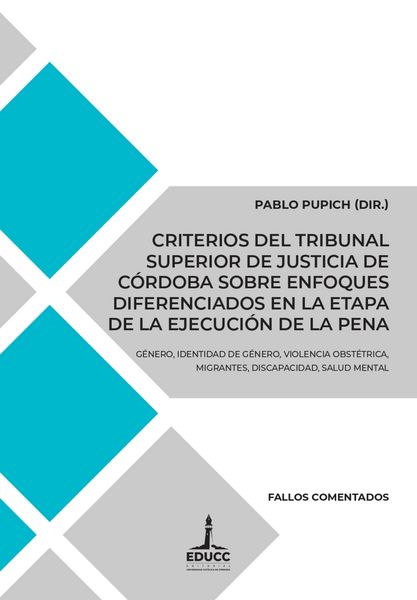 Produktbild: Criterios del Tribunal Superior de Justicia de C&oacute;rdoba sobre enfoques diferenciados en la etapa de la ejecuci&oacute;n de la pena