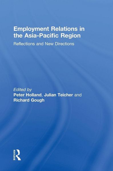 Produktbild: Employment Relations in the Asia-Pacific Region