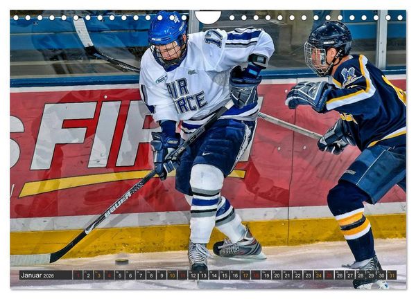 Produktbild: Eishockey - Fairplay und Schl&auml;gerei (Wandkalender 2026 DIN A4 quer), CALVENDO Monatskalender