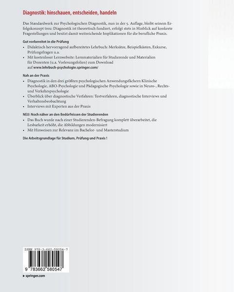 Produktbild: Psychologische Diagnostik