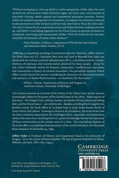 Produktbild: The Plains Sioux and U.S. Colonialism from Lewis and Clark to Wounded Knee