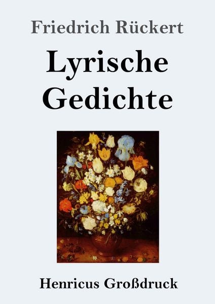 Produktbild: Lyrische Gedichte (Gro&szlig;druck)
