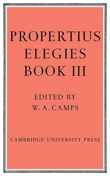 Produktbild: Elegies Bk 3 Camps