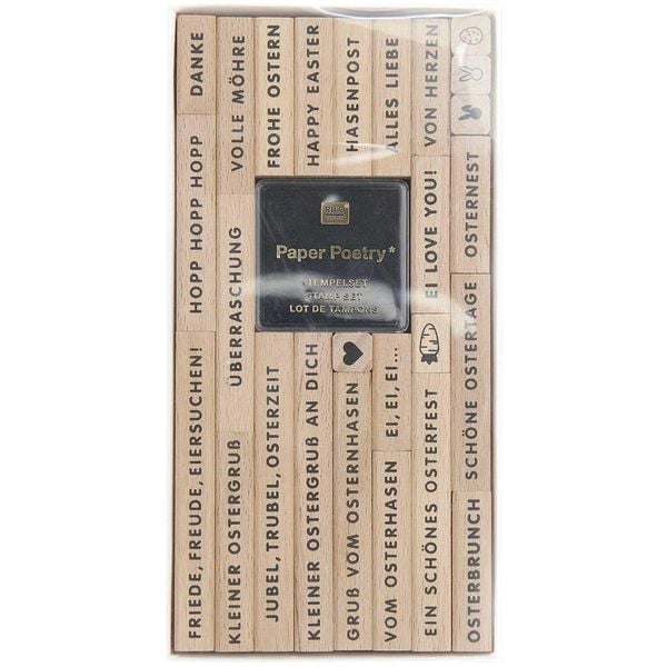 Stempelset Frohe Ostern 100%, 26 Stempel