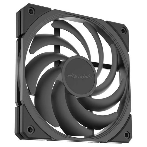 Produktbild: Alpenf&ouml;hn 120 Jetstream Slim PC-Geh&auml;use-L&uuml;fter Schwarz (B x H x T) 120 x 120 x 16 mm