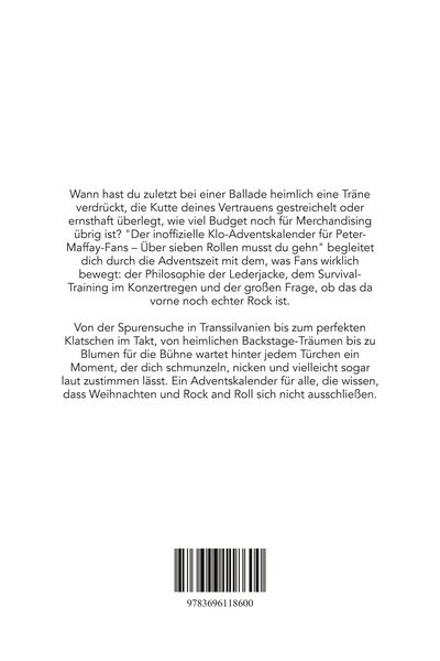 Produktbild: Der inoffizielle Klo-Adventskalender f&uuml;r Peter-Maffay-Fans