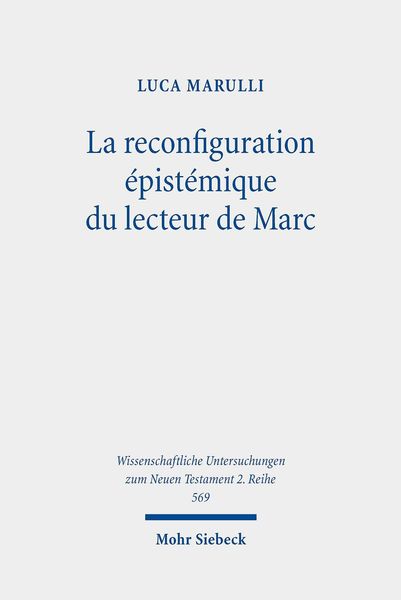Produktbild: La reconfiguration &eacute;pist&eacute;mique du lecteur de Marc