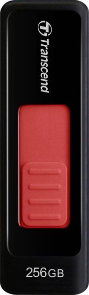 Transcend TS256GJF760 USB-Stick Retail 256 GB Schwarz/Rot TS256GJF760 USB 3.2 Gen 1 (USB 3.0)