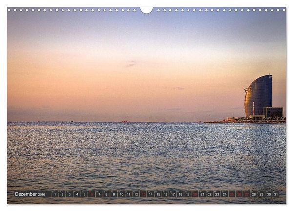 Produktbild: Metropole Barcelona (Wandkalender 2026 DIN A3 quer), CALVENDO Monatskalender