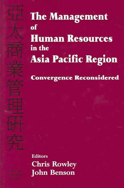 Produktbild: The Management of Human Resources in the Asia Pacific Region