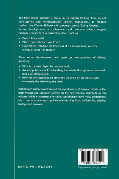 Produktbild: Finite Versus Infinite