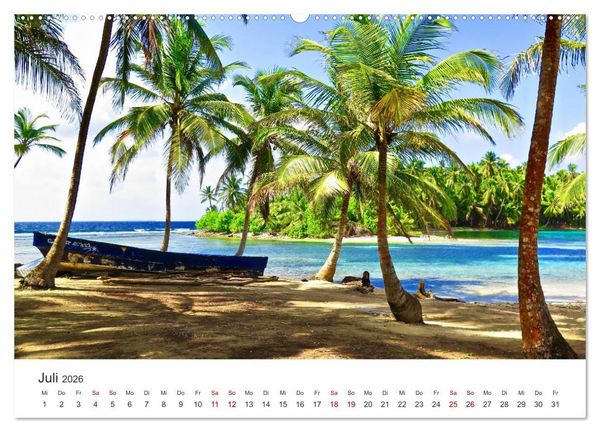Produktbild: Panama - Traumhafte Str&auml;nde und St&auml;dte. (Wandkalender 2026 DIN A2 quer), CALVENDO Monatskalender