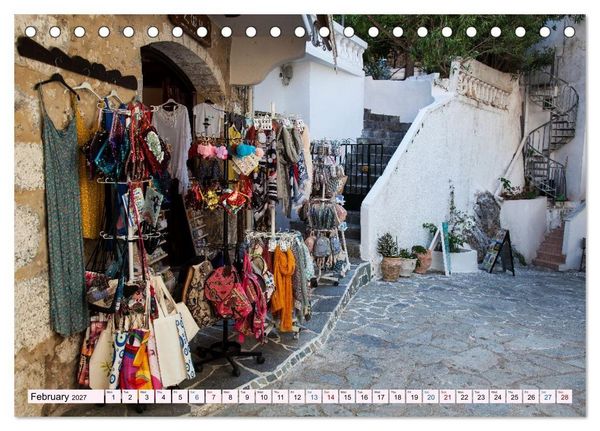 Produktbild: Crete - Between Mountains, Bays and History (Desk Calendar 2027 DIN A5 landscape), CALVENDO 12 Month DeskCalendar