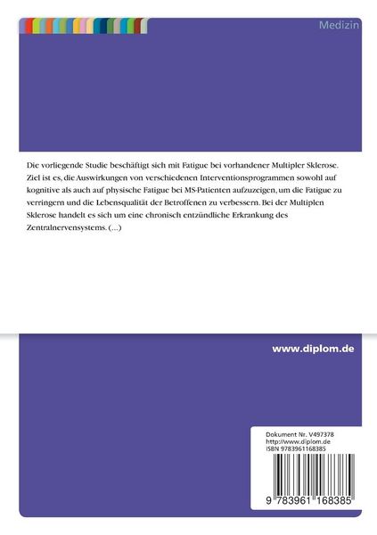 Produktbild: Fatigue bei diagnostizierter Multipler Sklerose