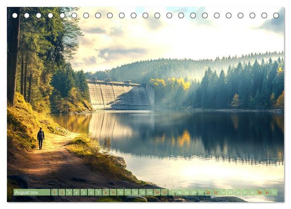 Produktbild: Wandergl&uuml;ck - Momente der Freiheit in der Natur (Tischkalender 2026 DIN A5 quer), CALVENDO Monatskalender