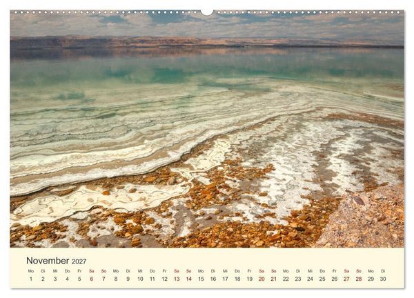 Produktbild: Jordanien Sand, Stein und Salz (Wandkalender 2027 DIN A2 quer), CALVENDO Monatskalender