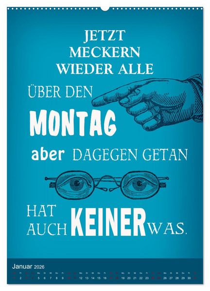 Produktbild: B&uuml;ro und so ... (Wandkalender 2026 DIN A2 hoch), CALVENDO Monatskalender