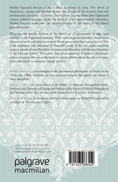 Produktbild: The Birth of Biopolitics