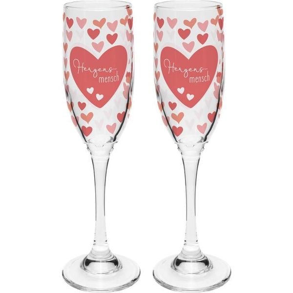 Sektglas Set Motiv 