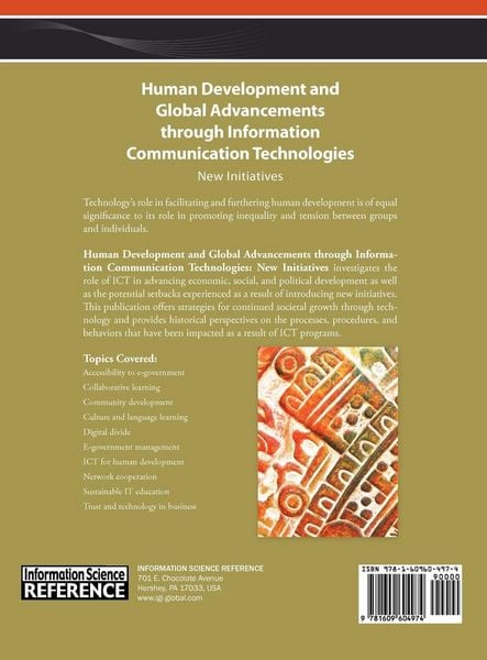 Produktbild: Human Development and Global Advancements through Information Communication Technologies