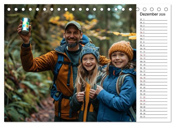 Produktbild: Der Geocaching Found it Kalender (Tischkalender 2026 DIN A5 quer), CALVENDO Monatskalender