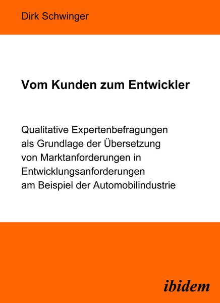 Produktbild: Vom Kunden zum Entwickler