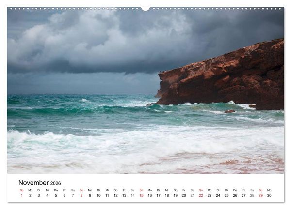 Produktbild: K&uuml;sten - Kunst der Meere (Wandkalender 2026 DIN A2 quer), CALVENDO Monatskalender