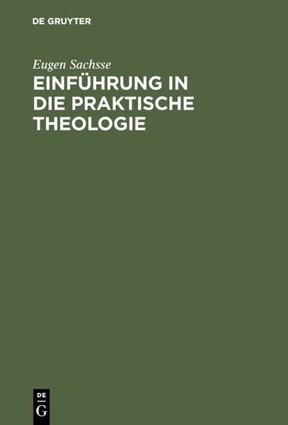 Produktbild: Einf&uuml;hrung in die praktische Theologie