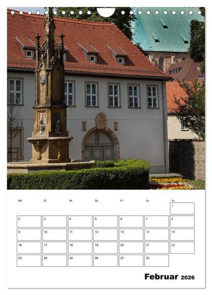 Produktbild: Mein Erfurt (Wandkalender 2026 DIN A4 hoch), CALVENDO Monatskalender