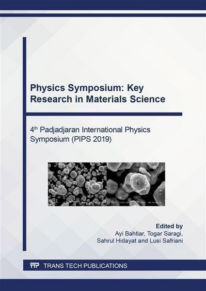 Produktbild: Physics Symposium: Key Research in Materials Science
