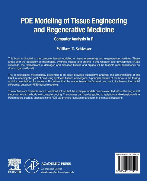 Produktbild: PDE Modeling of Tissue Engineering and Regenerative Medicine