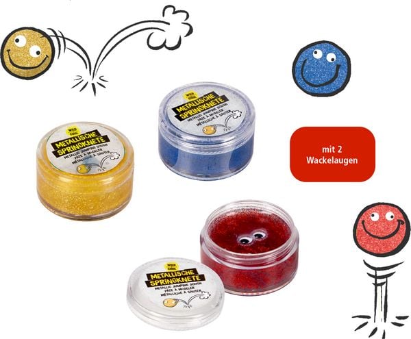 Produktbild: Metallische Springknete - Wild+Cool