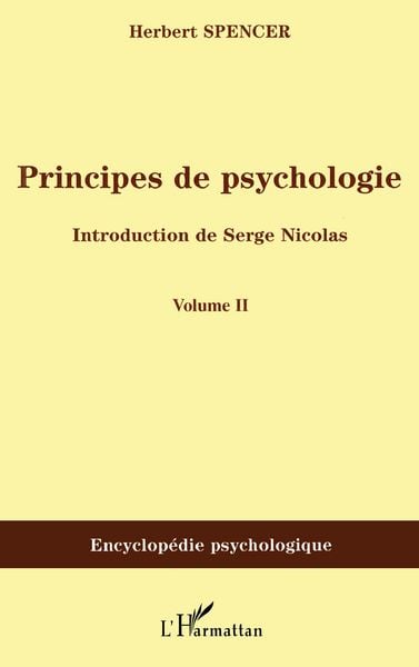 Produktbild: Principes de psychologie (volume 2)