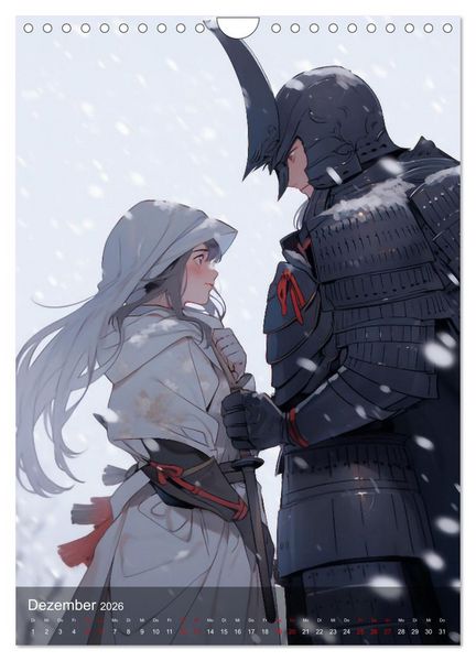 Produktbild: Verliebt in Manga (Wandkalender 2026 DIN A4 hoch), CALVENDO Monatskalender