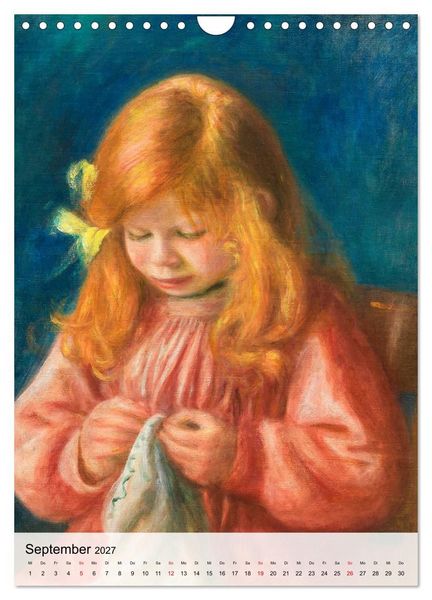Produktbild: Die kleinen Musen des Monsieur Renoir (Wandkalender 2027 DIN A4 hoch), CALVENDO Monatskalender