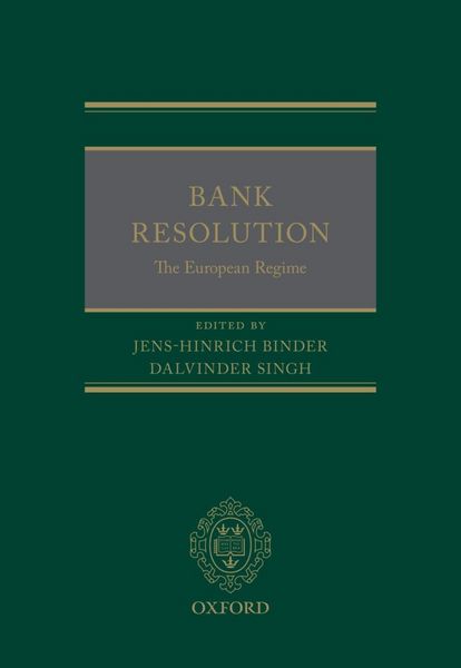 Produktbild: Bank Resolution: The European Regime