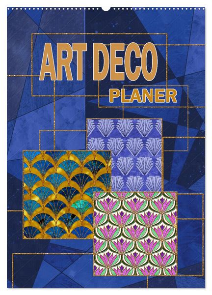 Produktbild: Art Deco Planer (Wandkalender 2026 DIN A2 hoch), CALVENDO Monatskalender