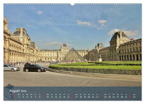 Produktbild: Paris (hochwertiger Premium Wandkalender 2026 DIN A2 quer), Kunstdruck in Hochglanz