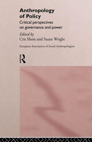 Produktbild: Anthropology of Policy
